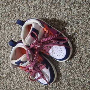 Jordan Kids' Pink and Blue Sneakers